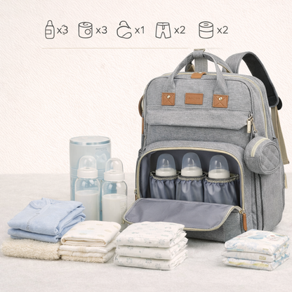 Zaino Fasciatoio 3-in-1 con Lettino Integrato